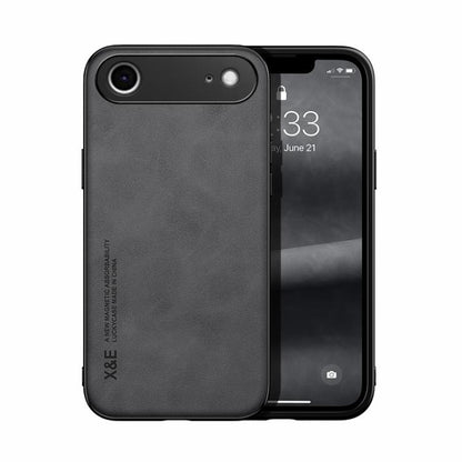 Skin Feel Magnetic Leather Back Phone Case