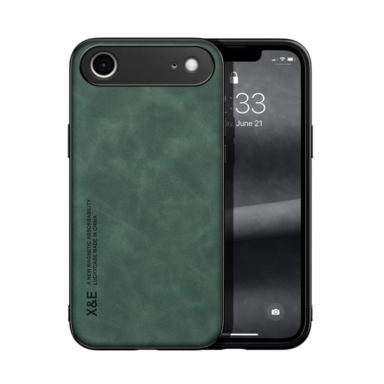 Skin Feel Magnetic Leather Back Phone Case