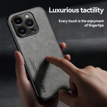 Skin Feel Magnetic Leather Back Phone Case, For iPhone 16e, For iPhone 16 Pro Max, For iPhone 16 ...