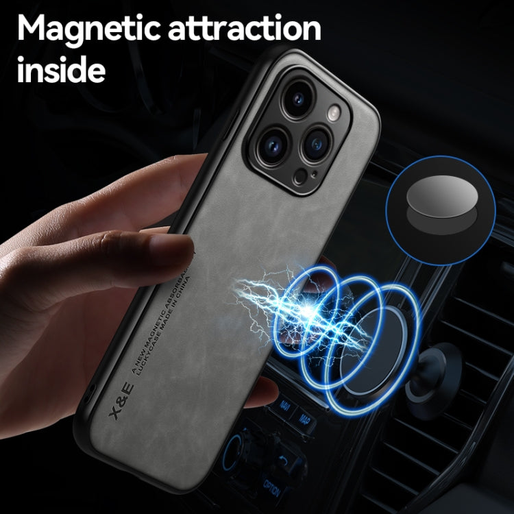 Skin Feel Magnetic Leather Back Phone Case, For iPhone 16e, For iPhone 16 Pro Max, For iPhone 16 ...