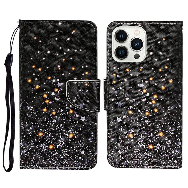 3D Colored Drawing Flip Leather Phone Case, For iPhone 15 Pro, For iPhone 15 Plus, For iPhone 15