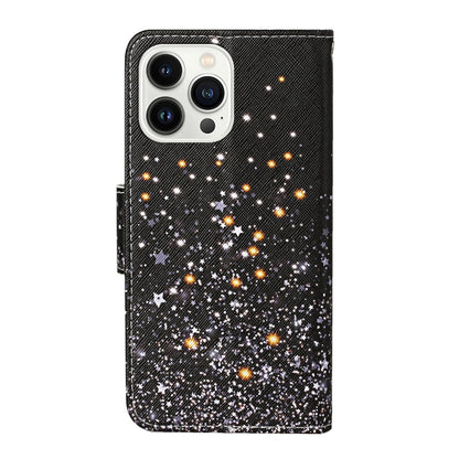 3D Colored Drawing Flip Leather Phone Case, For iPhone 15 Pro, For iPhone 15 Plus, For iPhone 15