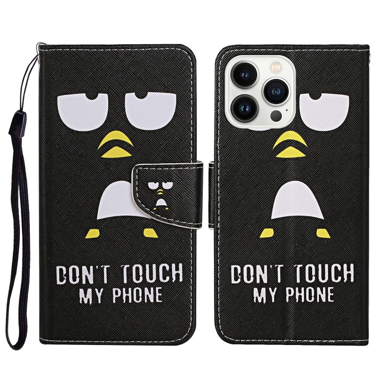 3D Colored Drawing Flip Leather Phone Case, For iPhone 15 Pro, For iPhone 15 Plus, For iPhone 15