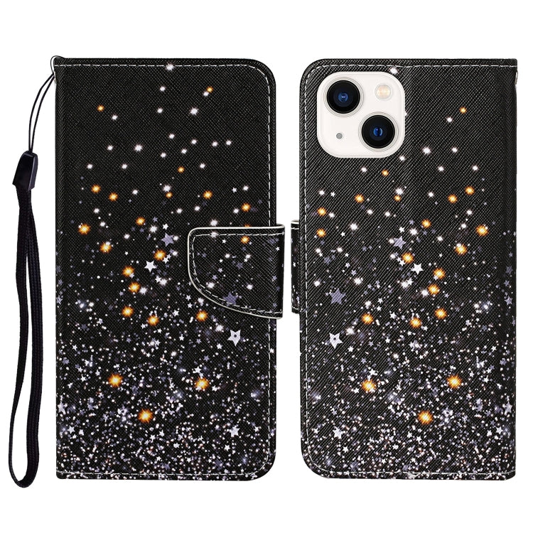 3D Colored Drawing Flip Leather Phone Case, For iPhone 15 Pro, For iPhone 15 Plus, For iPhone 15