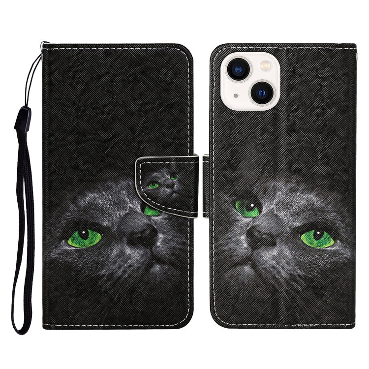 3D Colored Drawing Flip Leather Phone Case, For iPhone 15 Pro, For iPhone 15 Plus, For iPhone 15