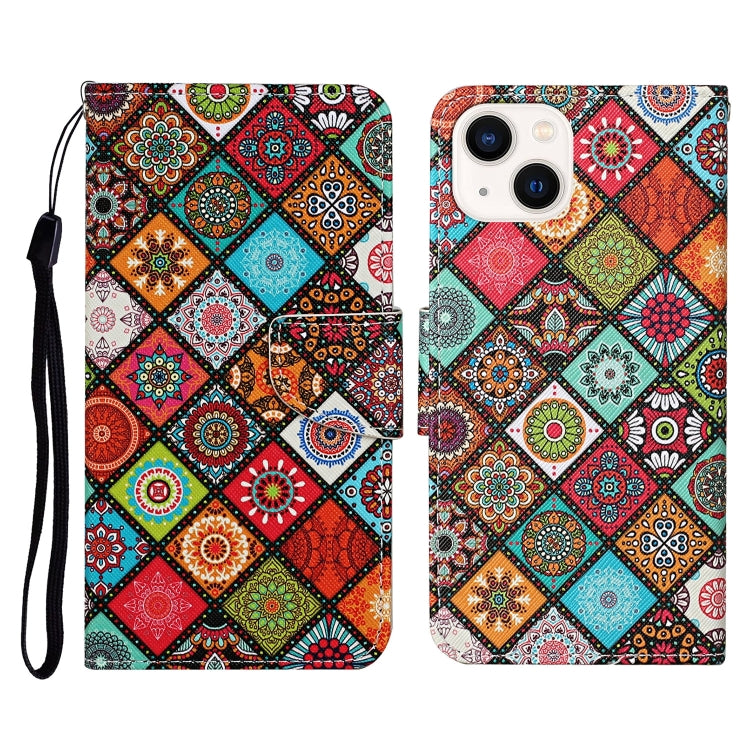 3D Colored Drawing Flip Leather Phone Case, For iPhone 15 Pro, For iPhone 15 Plus, For iPhone 15