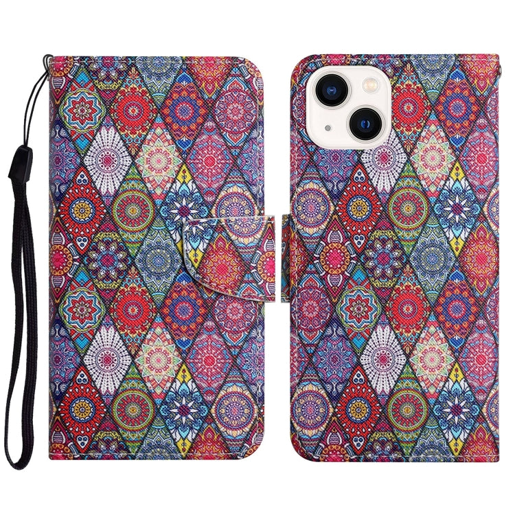 3D Colored Drawing Flip Leather Phone Case, For iPhone 15 Pro, For iPhone 15 Plus, For iPhone 15