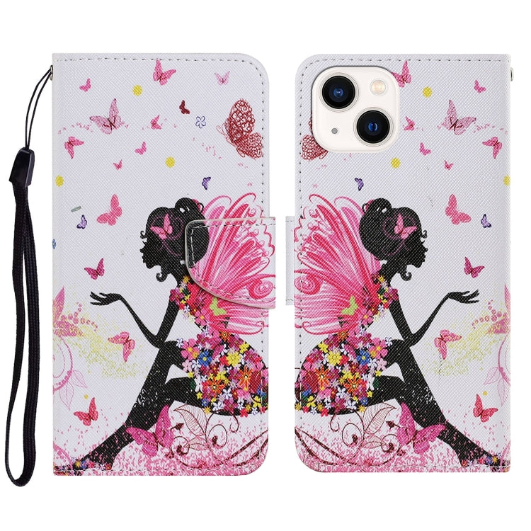 3D Colored Drawing Flip Leather Phone Case, For iPhone 15 Pro, For iPhone 15 Plus, For iPhone 15