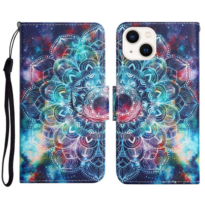 3D Colored Drawing Flip Leather Phone Case, For iPhone 15 Pro, For iPhone 15 Plus, For iPhone 15