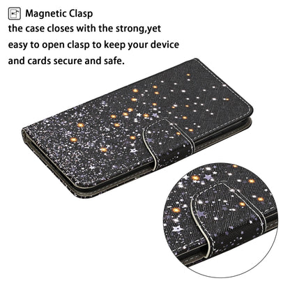 3D Colored Drawing Flip Leather Phone Case, For iPhone 16 Pro Max, For iPhone 16 Pro�������������...