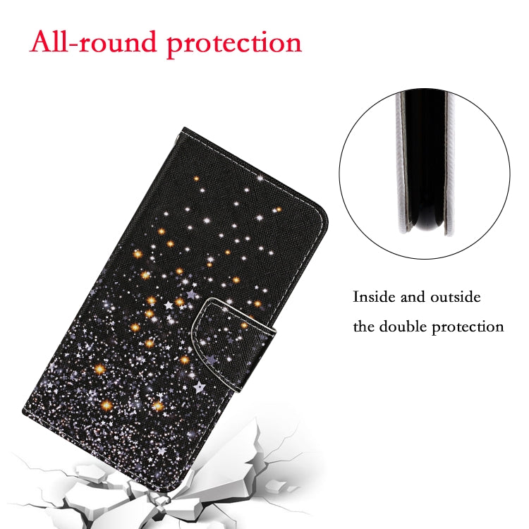 3D Colored Drawing Flip Leather Phone Case, For iPhone 16 Pro Max, For iPhone 16 Pro�������������...