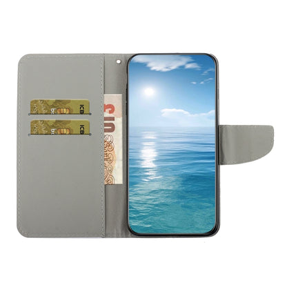 3D Colored Drawing Flip Leather Phone Case, For iPhone 16 Pro Max, For iPhone 16 Pro�������������...