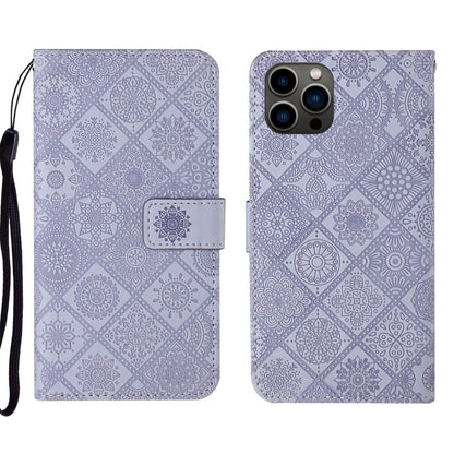 Ethnic Style Embossed Pattern Leather Phone Case, For iPhone 16e, For iPhone 16 Pro Max����������...