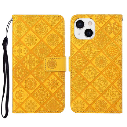 Ethnic Style Embossed Pattern Leather Phone Case, For iPhone 16e, For iPhone 16 Pro Max����������...