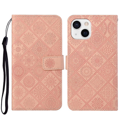 Ethnic Style Embossed Pattern Leather Phone Case, For iPhone 16e, For iPhone 16 Pro Max����������...