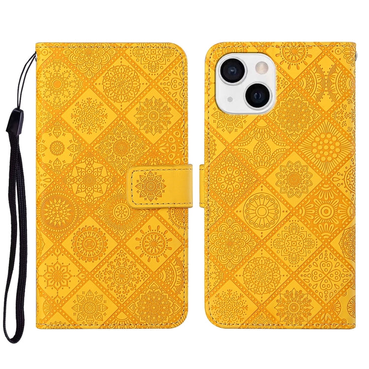 Ethnic Style Embossed Pattern Leather Phone Case, For iPhone 16e, For iPhone 16 Pro Max����������...