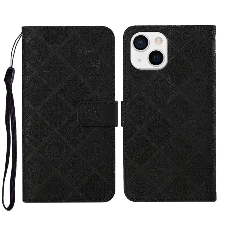 Ethnic Style Embossed Pattern Leather Phone Case, For iPhone 16e, For iPhone 16 Pro Max����������...
