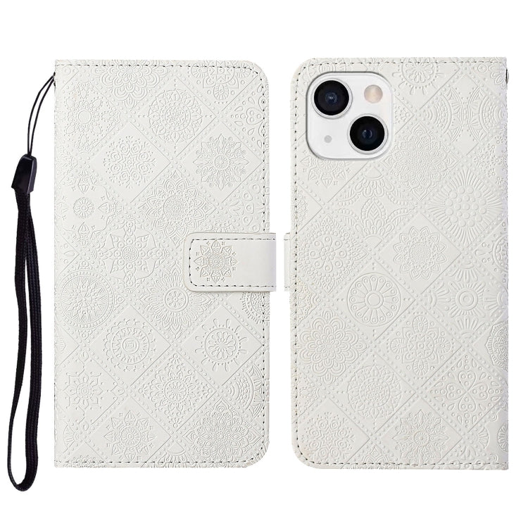 Ethnic Style Embossed Pattern Leather Phone Case, For iPhone 16e, For iPhone 16 Pro Max����������...