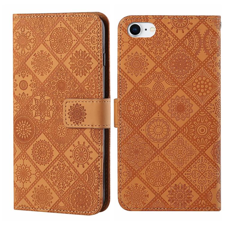 Ethnic Style Embossed Pattern Leather Phone Case, For iPhone 16e, For iPhone 16 Pro Max����������...
