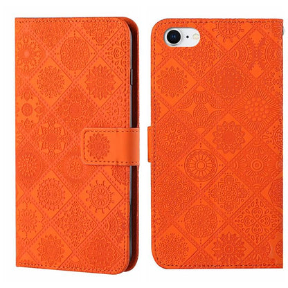 Ethnic Style Embossed Pattern Leather Phone Case, For iPhone 16e, For iPhone 16 Pro Max����������...