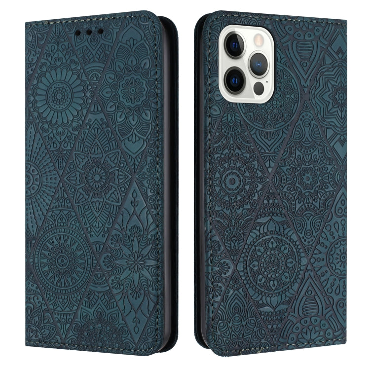 Ethnic Embossed Adsorption Leather Phone Case, For iPhone 16e, For iPhone 16 Pro Max�������������...