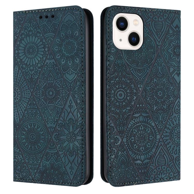 Ethnic Embossed Adsorption Leather Phone Case, For iPhone 16e, For iPhone 16 Pro Max�������������...