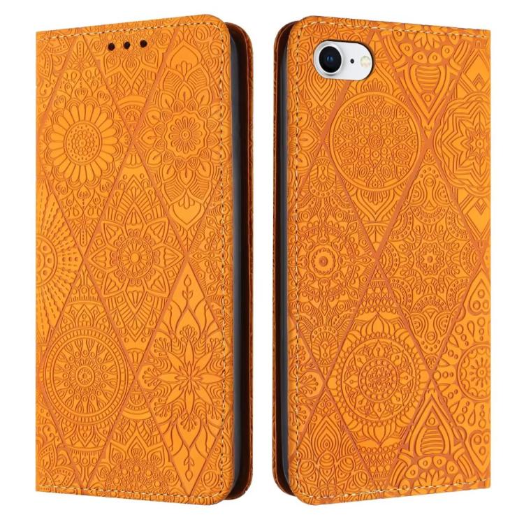 Ethnic Embossed Adsorption Leather Phone Case, For iPhone 16e, For iPhone 16 Pro Max�������������...