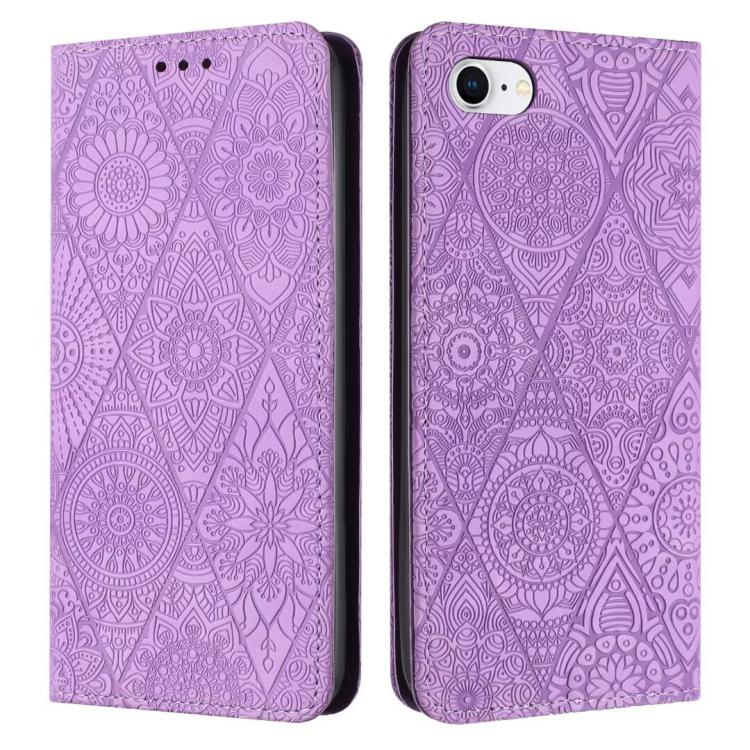 Ethnic Embossed Adsorption Leather Phone Case, For iPhone 16e, For iPhone 16 Pro Max�������������...
