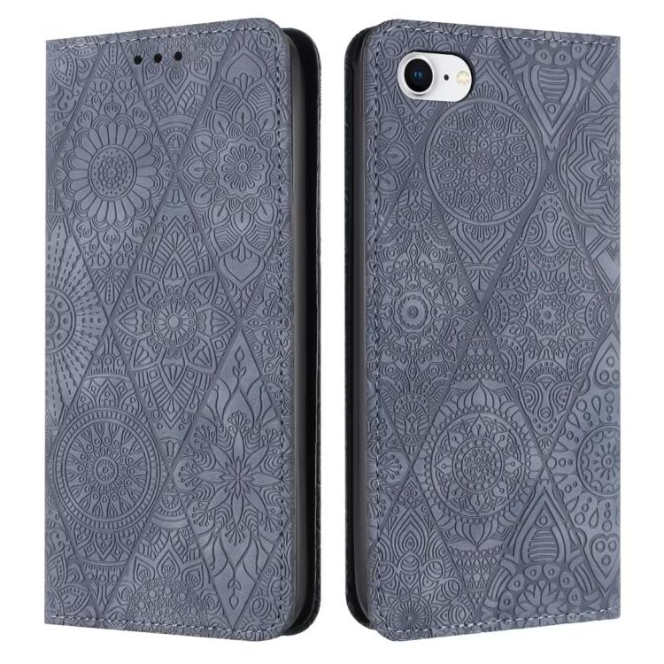 Ethnic Embossed Adsorption Leather Phone Case, For iPhone 16e, For iPhone 16 Pro Max�������������...