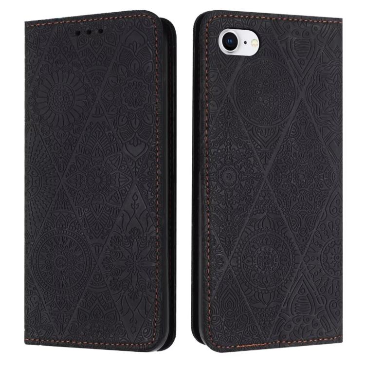 Ethnic Embossed Adsorption Leather Phone Case, For iPhone 16e, For iPhone 16 Pro Max�������������...