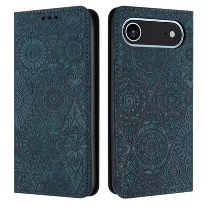 Ethnic Embossed Adsorption Leather Phone Case