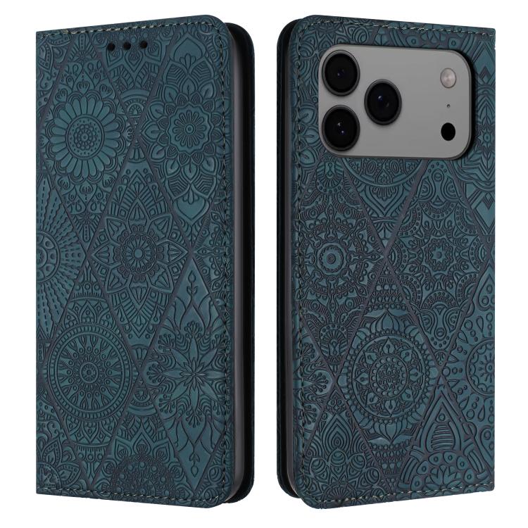 Ethnic Embossed Adsorption Leather Phone Case