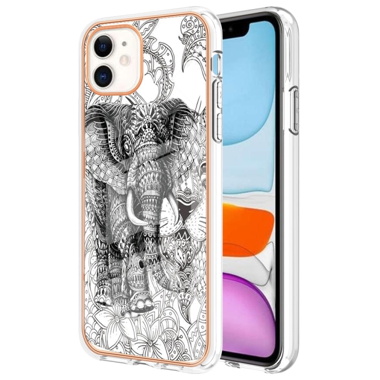 Electroplating Marble Dual-side IMD Phone Case, For iPhone SE 2022 / SE 2020 / 8 / 7�������������...
