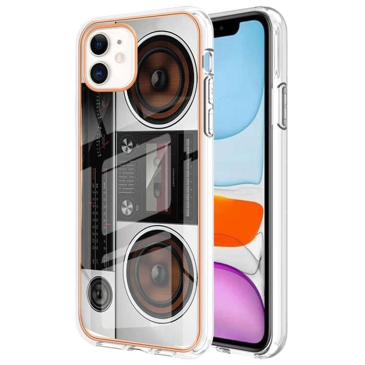 Electroplating Marble Dual-side IMD Phone Case, For iPhone SE 2022 / SE 2020 / 8 / 7�������������...