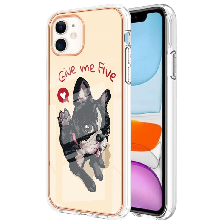 Electroplating Marble Dual-side IMD Phone Case, For iPhone SE 2022 / SE 2020 / 8 / 7�������������...