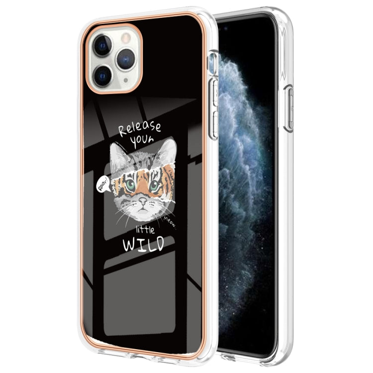 Electroplating Marble Dual-side IMD Phone Case, For iPhone SE 2022 / SE 2020 / 8 / 7�������������...