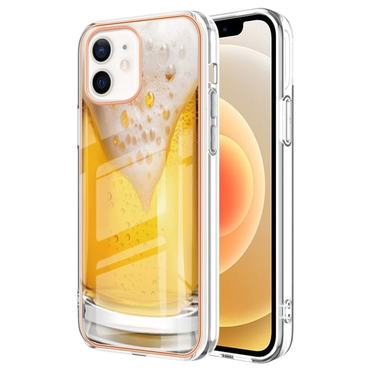 Electroplating Marble Dual-side IMD Phone Case, For iPhone SE 2022 / SE 2020 / 8 / 7�������������...