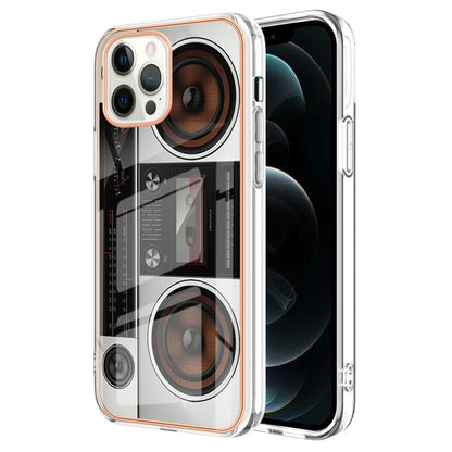 Electroplating Marble Dual-side IMD Phone Case, For iPhone SE 2022 / SE 2020 / 8 / 7�������������...