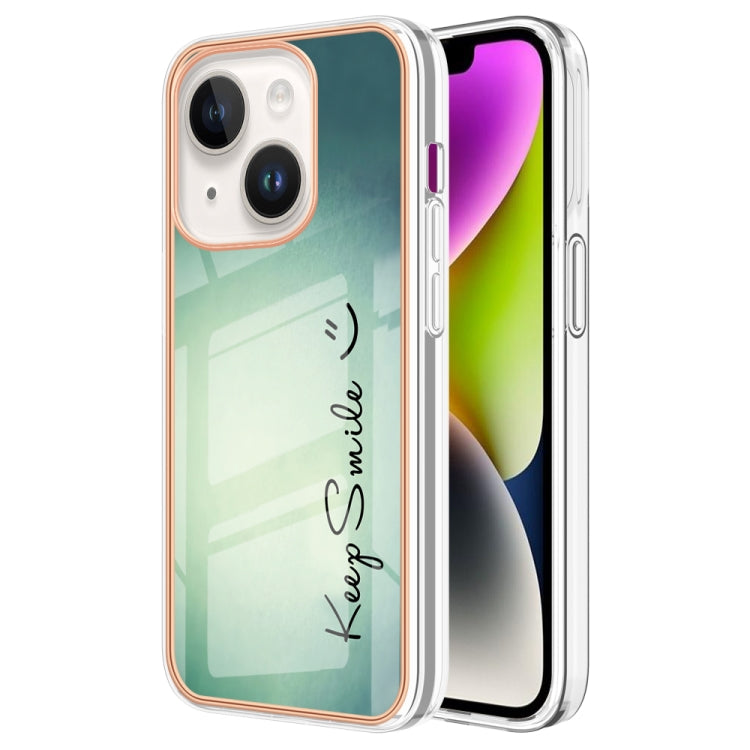 Electroplating Marble Dual-side IMD Phone Case, For iPhone 16 Pro Max, For iPhone 16 Pro���������...