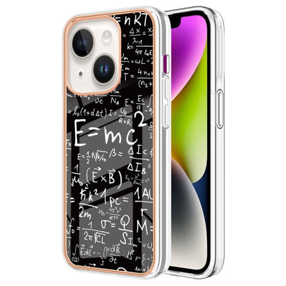 Electroplating Marble Dual-side IMD Phone Case, For iPhone 16 Pro Max, For iPhone 16 Pro���������...