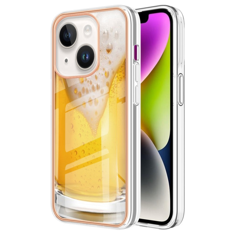 Electroplating Marble Dual-side IMD Phone Case, For iPhone 16 Pro Max, For iPhone 16 Pro���������...