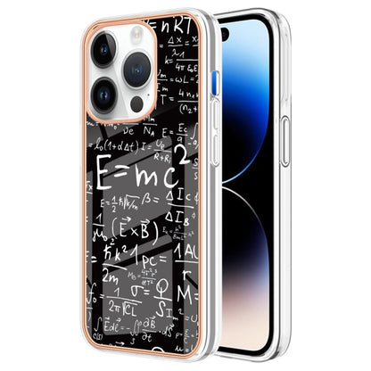 Electroplating Marble Dual-side IMD Phone Case, For iPhone 16 Pro Max, For iPhone 16 Pro���������...