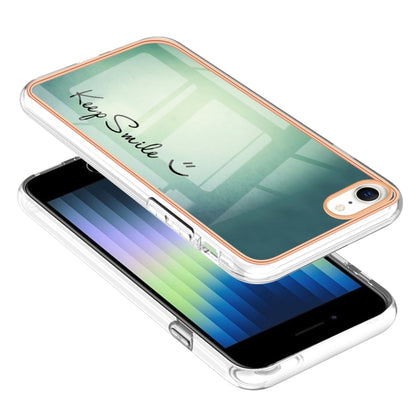 Electroplating Marble Dual-side IMD Phone Case, For iPhone SE 2022 / SE 2020 / 8 / 7�������������...