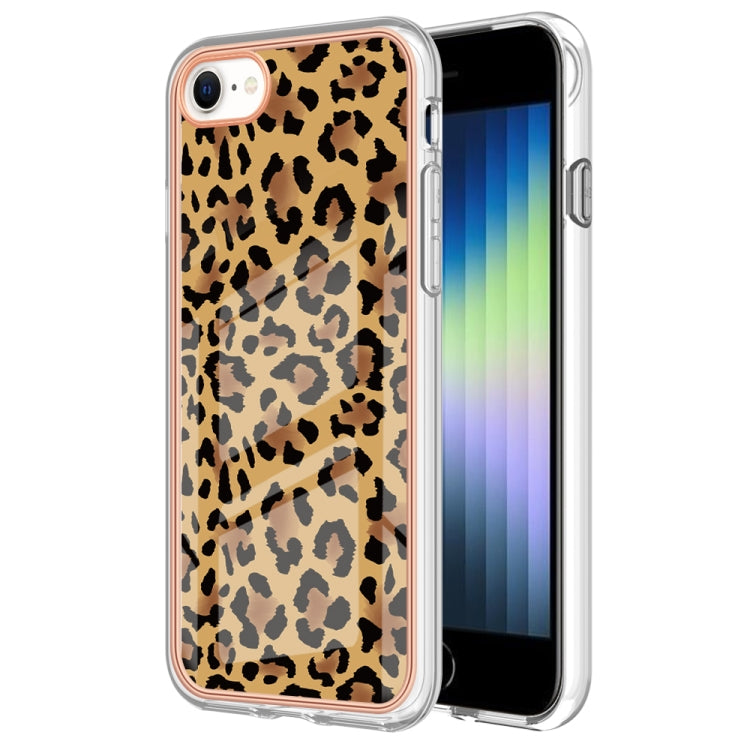 Electroplating Marble Dual-side IMD Phone Case, For iPhone SE 2022 / SE 2020 / 8 / 7�������������...
