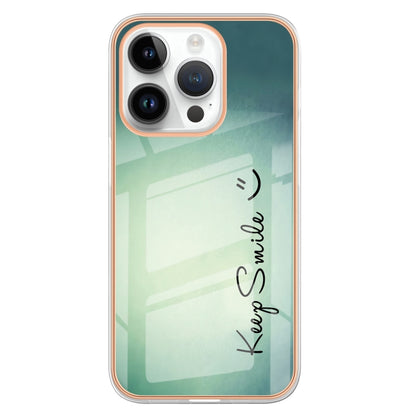 Electroplating Marble Dual-side IMD Phone Case, For iPhone 16 Pro Max, For iPhone 16 Pro���������...