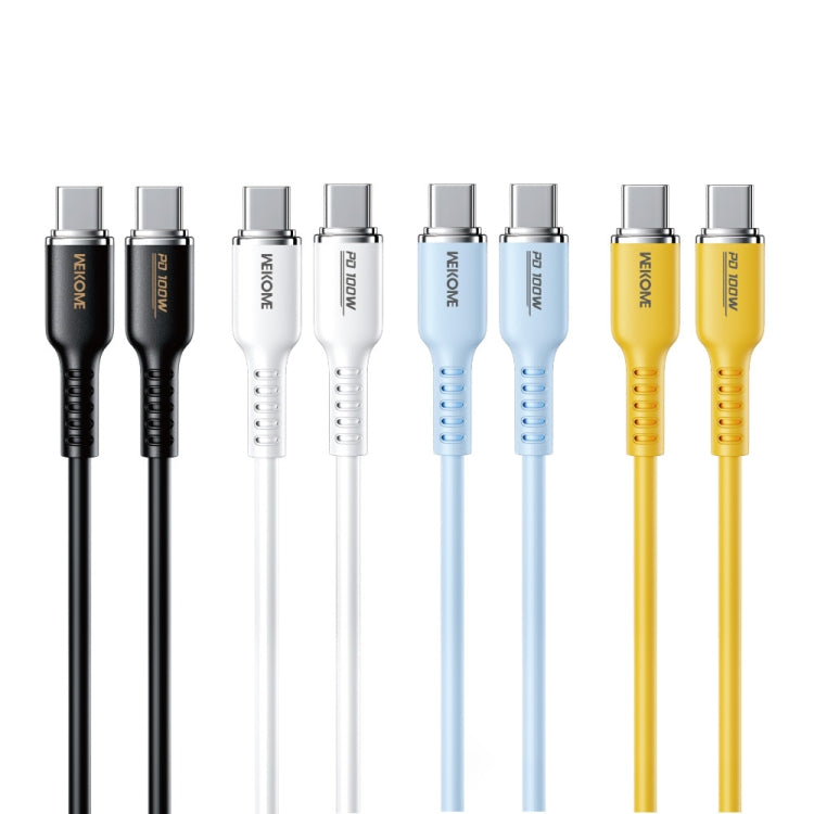 WK WDC-11 100W USB-C/Type-C to USB-C/Type-C Silicone Data Cable, Length: 1.2m, WDC-11