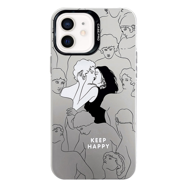 Electroplated Silver Series PC Protective Phone Case, For iPhone 12 Pro Max, For iPhone 12 Pro���...