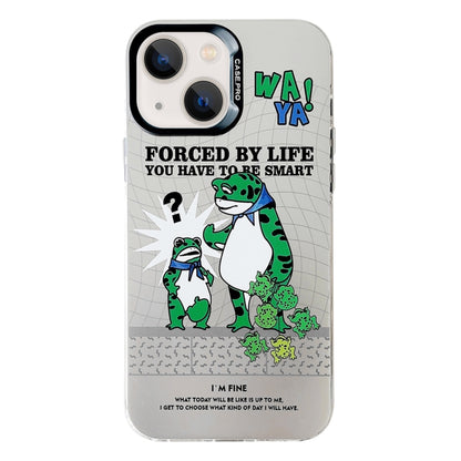 Electroplated Silver Series PC Protective Phone Case, For iPhone 14 Pro Max, For iPhone 13 Pro Ma...