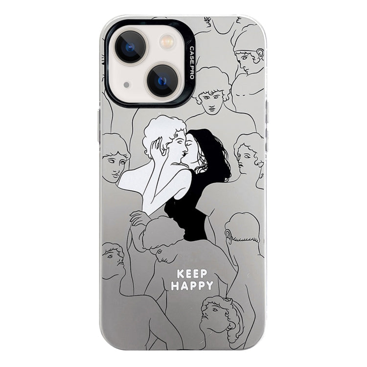 Electroplated Silver Series PC Protective Phone Case, For iPhone 15 Pro, For iPhone 15 Plus������...