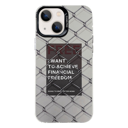 Electroplated Silver Series PC Protective Phone Case, For iPhone 15 Pro, For iPhone 15 Plus������...
